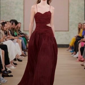 Aje Laurier Wave Pleated Gown -  4 US / 8 AUS